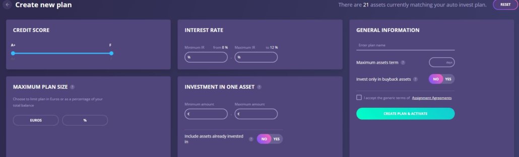 Auto-Invest at Debitum Network