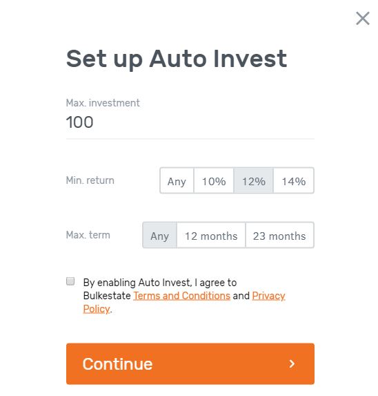 Bulkestate auto-invest