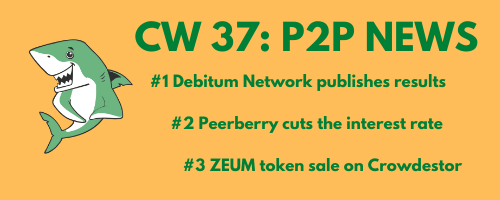 P2P News CW 37: ZEUM token sale on Crowdestor