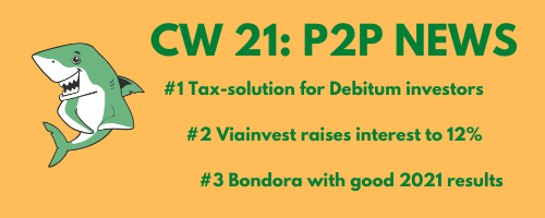 P2P News CW 21: Tax-solution for Debitum investors