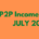 P2P Income Report July 2023