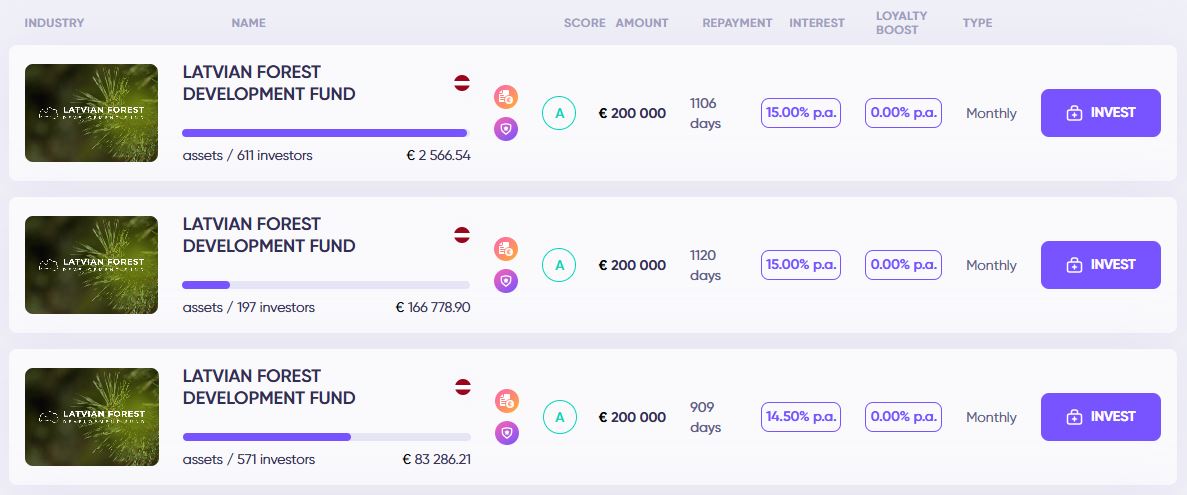 baltic terra on debitum network